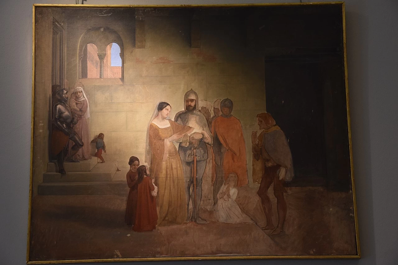 Pietro Rossi di Parma che partecipa alla moglie il decreto del Senato veneto da cui è chiamato a generale dalle sue forze di terra - Villa Carlotta, Tremezzina Como